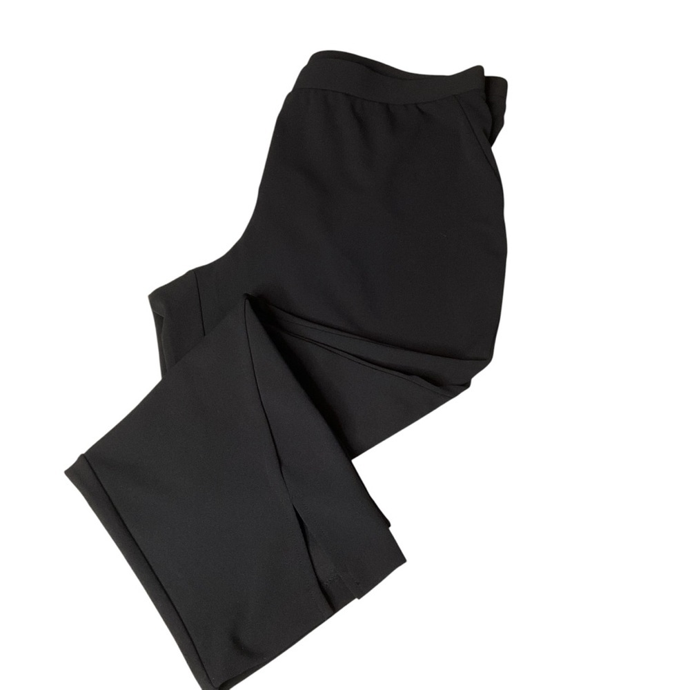 Vince Camuto Classic Black slip on slit Leg Pants 1X